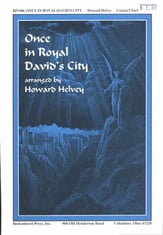 Once in Royal David's City Unison/Two-Part choral sheet music cover